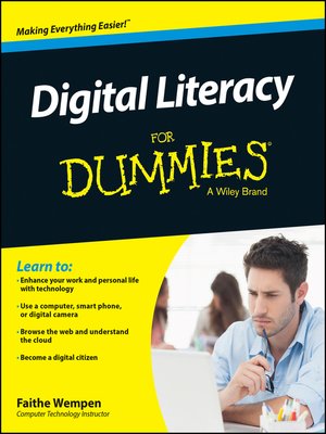 cover image of Digital Literacy For Dummies